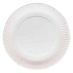 GASTRO paperilautanen Ø15 cm valkoinen – Joutsenmerkitty kertakäyttölautanen