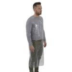 ABENA Poly-Line kertakäyttöinen muoviesiliina kirkas 81x125 cm annostelurasiassa