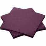 Bio Dunisoft®-lautasliina 20 x 20 cm Luumu – pehmeä ja kompostoituva lautasliina juhla- ja kahvitarjoiluun