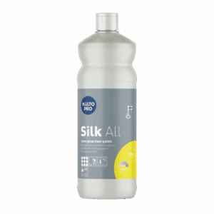 Kiilto Pro Silk All – puolikiiltävä lattiavaha vahattaville lattiapinnoille ammattikäyttöön