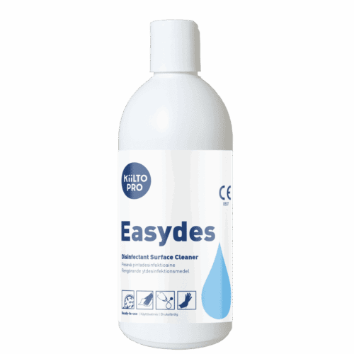 Kiilto Pro Easydes 500 ml – pesevä pintadesinfektioaine lääkinnällisille laitteille ja kriittisille pinnoille