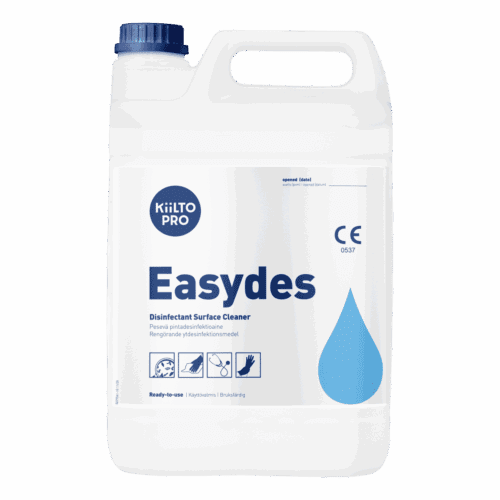 Kiilto Pro Easydes 5 L – pesevä pintadesinfektioaine lääkinnällisille laitteille ja kriittisille pinnoille
