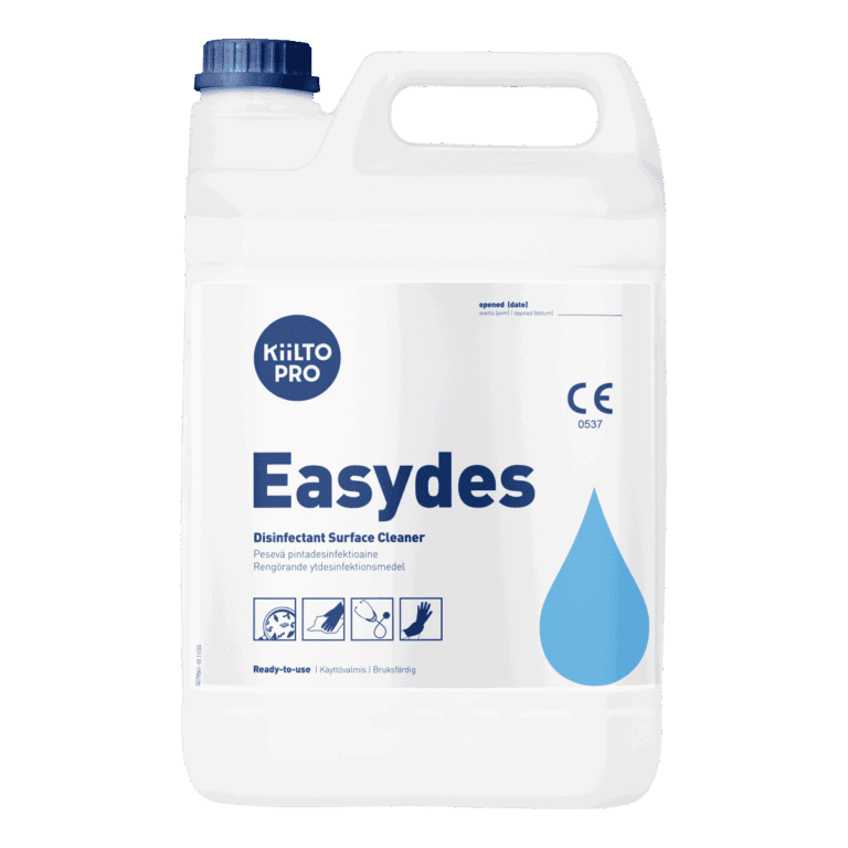 Kiilto Pro Easydes 5 L – pesevä pintadesinfektioaine lääkinnällisille laitteille ja kriittisille pinnoille