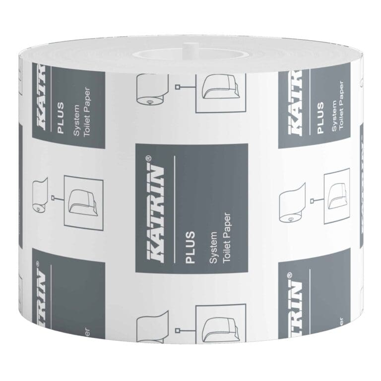 Katrin Plus System wc-paperi 684 valkoinen 2-kerroksinen rulla 684 arkkia