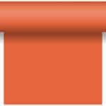 Bio Dunicel®-poikkiliina Sun Orange 0,4 x 24 m – perforoitu, biohajoava pöytäliina sesonkikattauksiin